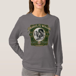 Barkis is Willin' Green Gold Literair T-shirt
