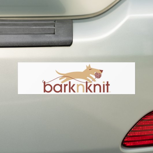 Barknknit Bumper Sticket Bumpersticker (Op auto)