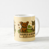 Barks & Meows Sanctuary Koffiemok (Voorkant rechts)
