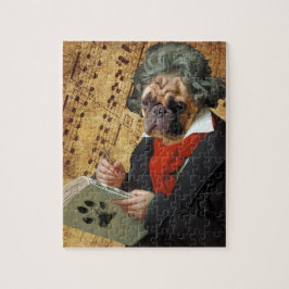 Barkthoven - de Beethovenpug Legpuzzel