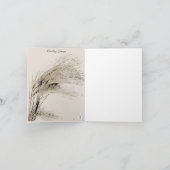 BARLEY GRASS FOTO NOTE KAART (Binnen)