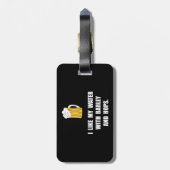 Barley Hops Bagagelabel (Achterkant verticaal)