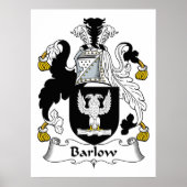 Barlow Family Crest Poster (Voorkant)
