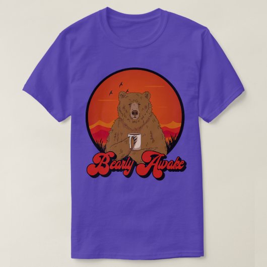 Barly Awake - Funny Beer Coffee Drinker Premium T-shirt (Design voorkant)