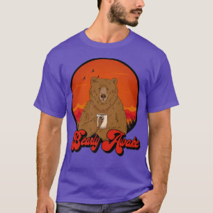 Barly Awake - Funny Beer Coffee Drinker Premium T-shirt