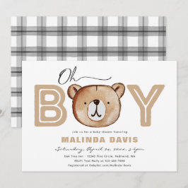 Barly Baby shower Invitation | BABY SHOWER BEER Kaart