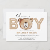 Barly Baby shower Invitation | BABY SHOWER BEER Kaart (Voorkant)