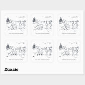 Barly Golf grote vierkante stickers (Vel)