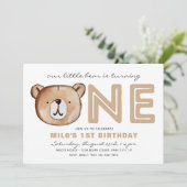 Barly One Invitation | Beer Birthday Uitnodiging (Staand voorkant)