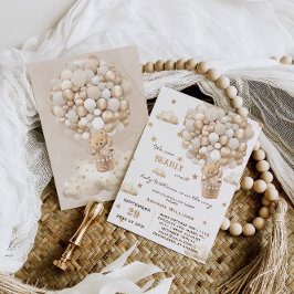 Barly Wachten Beer Ballonnen Jongen Meisje Baby sh Kaart