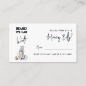 Barly Wachten Beer Raad hoe groot is Baby shower s Informatiekaartje (Voorkant)