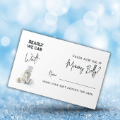 Barly Wachten Beer Raad hoe groot is Baby shower s Informatiekaartje