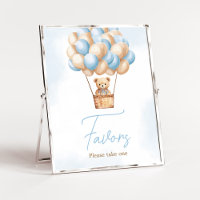 Barly Wachten Blauwe Hete Luchtballon Baby Favors