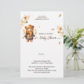 Barly Wachten Herfst Baby shower Snoep Bar Wrapper (Staand voorkant)