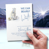 Barly Wachten Polar Beer Blauw Winter Boy Baby sho Kaart