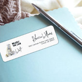 Barly Wachten Polar Beer Roze Meisje Baby shower Etiket