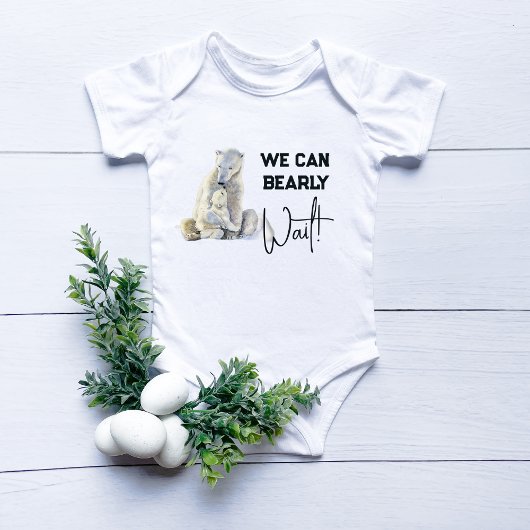 Barly Wachten Polar Beer Roze Meisje Baby shower Romper