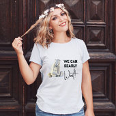 Barly Wachten Polar Beer Roze Meisje Baby shower T-shirt