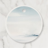 Barly Wachten Polar Mama Beer Cub Baby Jongensdouc Bedankjes Labels (Achterkant)