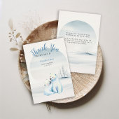 Barly Wachten Polar Mama Beer Cub Baby Jongensdouc Bedankkaart