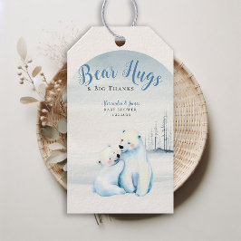 Barly Wachten Polar Mama Beer Cub Baby Jongensdouc Cadeaulabel