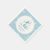 Barly Wachten Polar Mama Beer Cub Baby Jongensdouc Servet (Hoek)