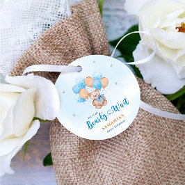 Barly Wait Baby shower Bedankjes Labels