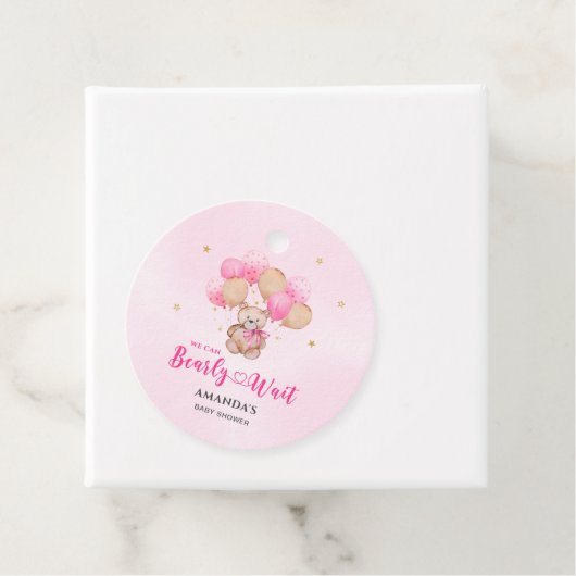 Barly Wait Baby shower Bedankjes Labels (In situ)