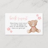 Barly Wait Baby shower Book Request Kaart (Voorkant)