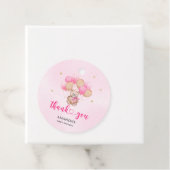 Barly Wait Baby shower Dank u Bedankjes Labels (In situ)