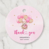 Barly Wait Baby shower Dank u Bedankjes Labels (Voorkant)