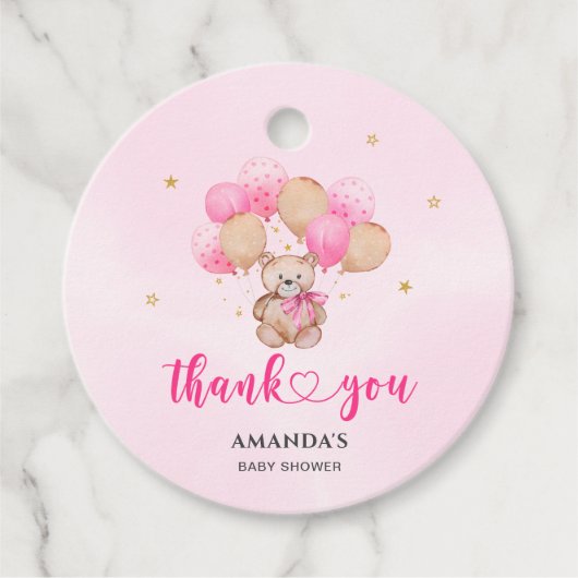 Barly Wait Baby shower Dank u Bedankjes Labels (Voorkant)