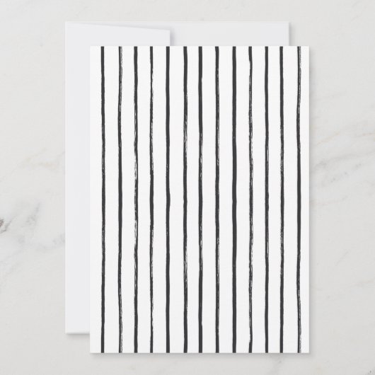 Barly Wait | BABY SHOWER | Eenvoudig Kaart (Achterkant)