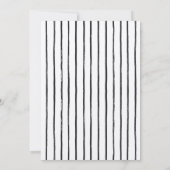 Barly Wait | BABY SHOWER | Eenvoudige uitnodiging (Achterkant)