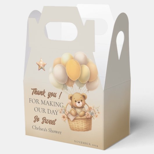 Barly Wait Baby shower Favor Box Bedankdoosjes (Geopend)