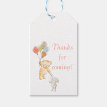 "Barly Wait" Baby shower Favor Tags