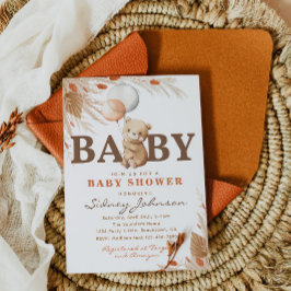 Barly Wait Baby shower Invitation | Beer Shower Kaart
