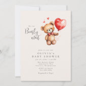 Barly Wait Baby shower Kaart (Voorkant)