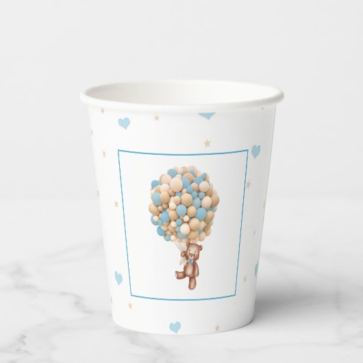 Barly Wait Baby shower Paper Cup Papieren Bekers (Achterkant)
