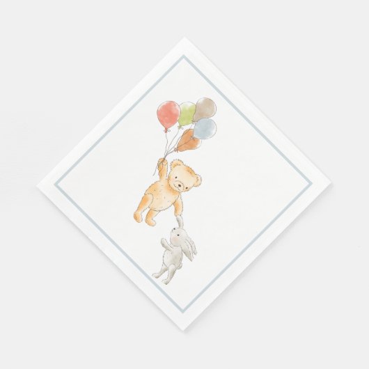 Barly Wait Baby shower servetten (Hoek)