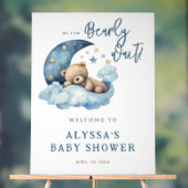 Barly Wait Baby shower Welkom Acryl Bord (Neutraal)