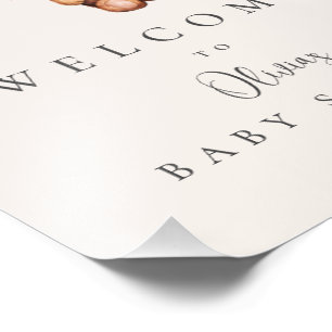 Barly Wait Baby shower Welkom Foto Afdruk