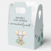 Barly Wait Baby shower Woodland Beer Animal Favor Bedankdoosjes (Geopend)