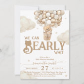 Barly Wait Balloon Genderneutraal Baby shower Kaart (Voorkant)