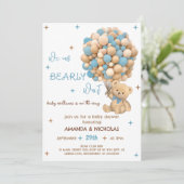 Barly Wait Beer Blue Boy Shower Kaart (Staand voorkant)