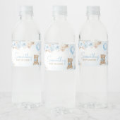 Barly Wait Blue Beer Baby shower Waterfles Etiket (Flessen)