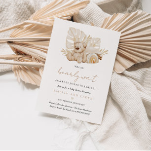 Barly Wait Boho Baby shower Kaart