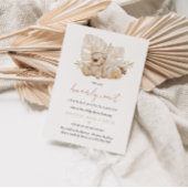 Barly Wait Boho Baby shower Kaart