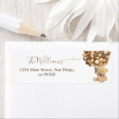 Barly Wait Boho Balloon Neutraal Baby shower Boek Etiket (Insitu)