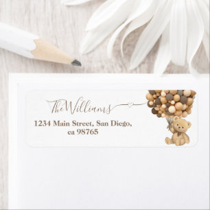 Barly Wait Boho Balloon Neutraal Baby shower Boek Etiket